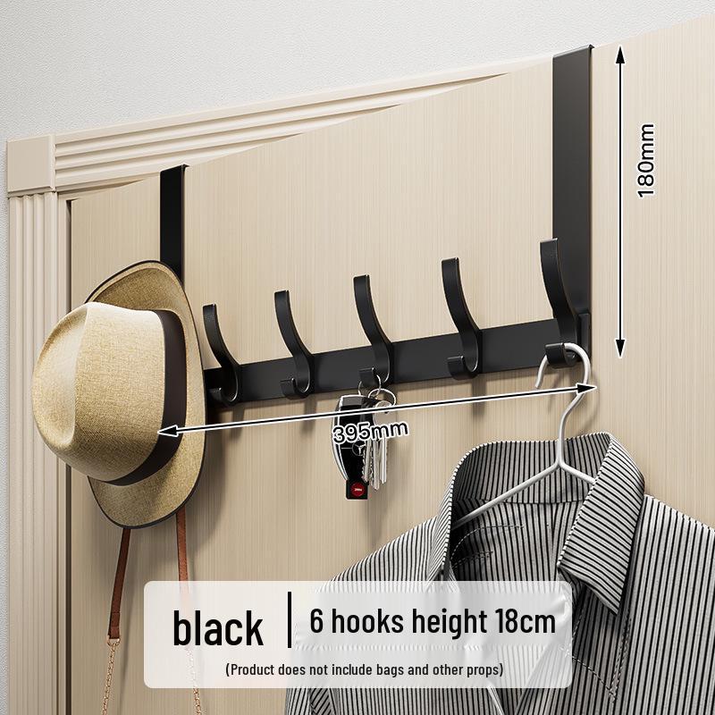 Over-the-Door No-Drill Coat Rack & Clothes Hook