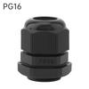 PG Cable Gland,Black Plastic Nylon Cable Connector,IP68 Waterproof Wire Glands Connector Fitting,PG7-PG19 Cable Gland,Simple Installation