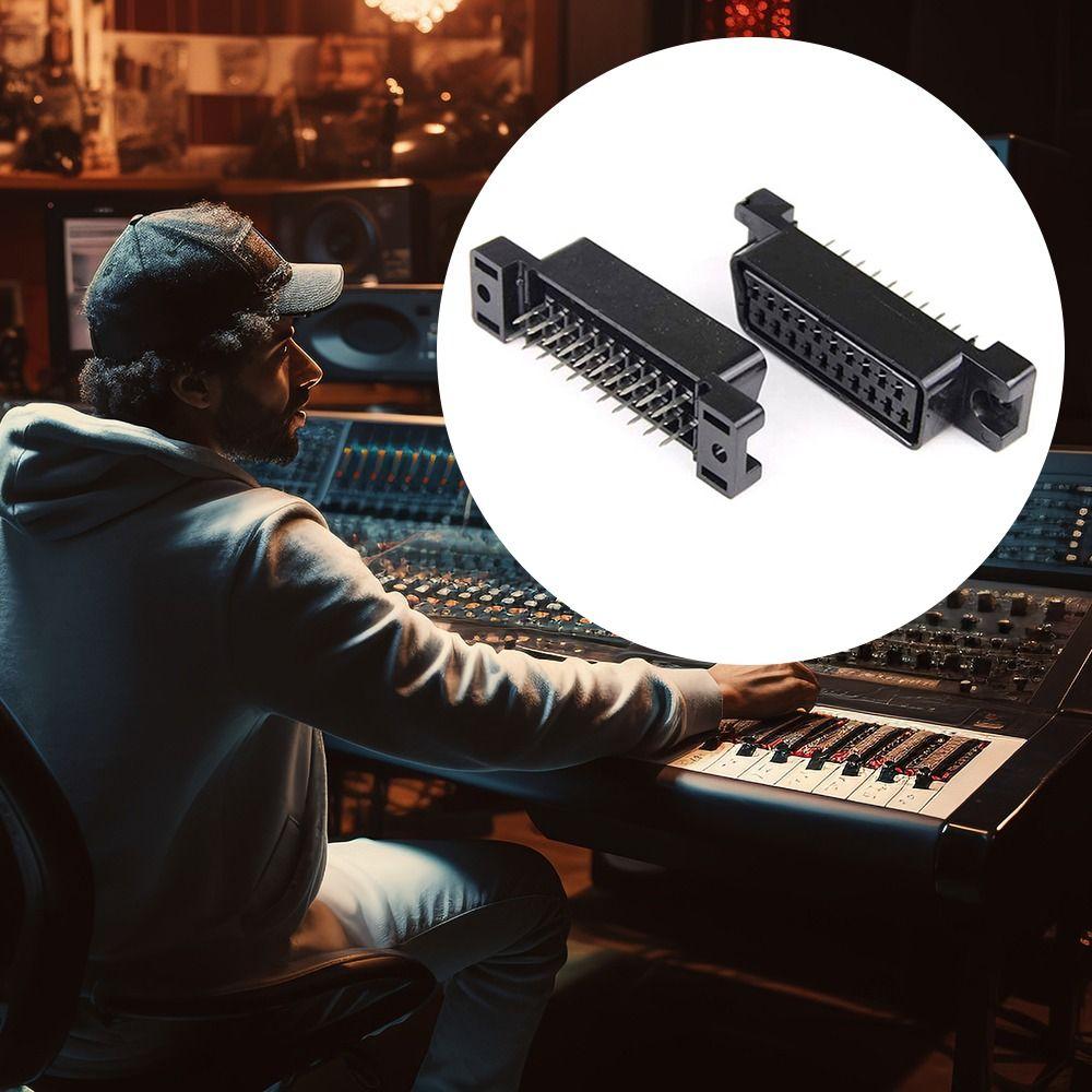 CS Type SCART Socket High quality Female Socket Connector 21 PIN SCART Plug 21 PINS Jack