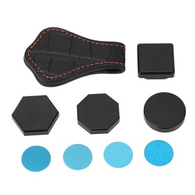 Держатель для бильярдного мела магнитный шестиугольный восьмиугольный круглый квадратный алюминиевый односекционный кий для пула