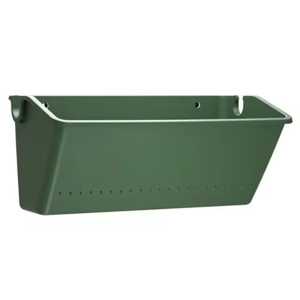 Plastic Wall Flower Pot Green Plant Container Outdoor Plant Flowerpot Garden Decoration