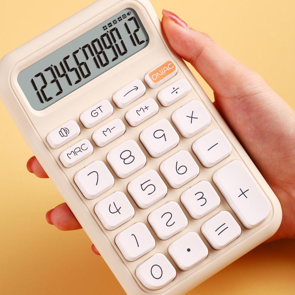 Компактный креативный 12-битный голосовой калькулятор Sugar Cube для офисного использования