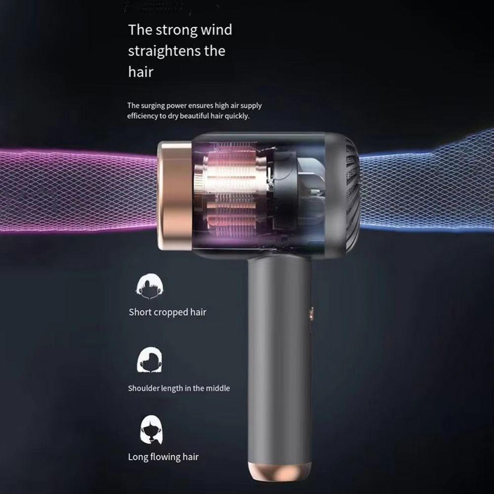 Wireless USB Hair Dryer Hot And Cold Salon Tool Creative Blow Dryer  Home & Travel