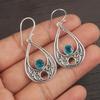 Apatite Handmade Silver Jewelry, 925 Sterling Silver Earring, Handmade Beautiful Gemstone Jewelry, Apatite Earring For Her