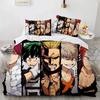 3D Аниме Моя Геройская Академия Персонажи Принтованный Постельный Комплект Пододеяльник Наволочка Постельное Белье Льняная Простыня Покрывало Пододеяльник Полный Размер Королевы