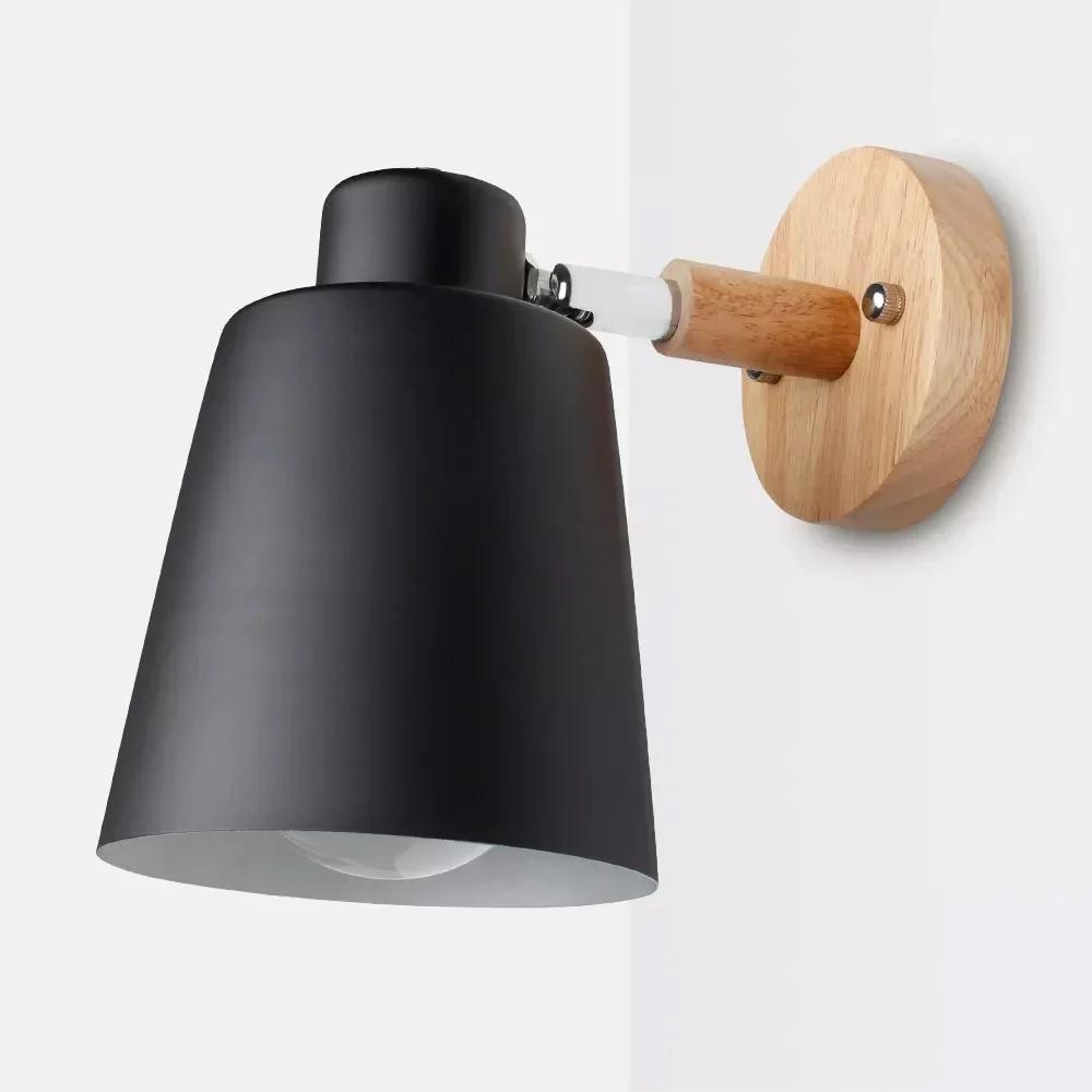 Настенный светильник Macaron Simple Iron Decor Настенные бра для спальни, прикроватной тумбочки, кабинета, прихожей, прохода, скандинавского дома, декоративные светильники для помещений
