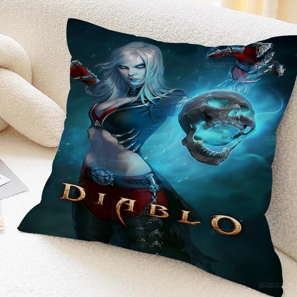 Игровые Подушки D-Diablo 4 Наволочки Домашнее Постельное Белье Декоративная Наволочка Свадебная Супер Мягкая Наволочка