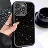 Черный чехол для телефона «Звездное небо» для iPhone 15/16/17 Pro Max