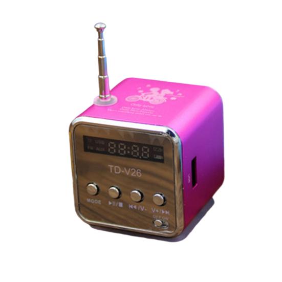 1/2 шт. Мини-динамик с поддержкой Bluetooth, цифровой дисплей, стабильное соединение, водонепроницаемый, перезаряжаемый, FM-радио, музыкальный плеер