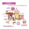Disney Disney Princess Belle and the Castle Castle Mini doll house Pretend play Playset with 1 mini doll For ages 3 and up Yellow JDP54 / (Stackable