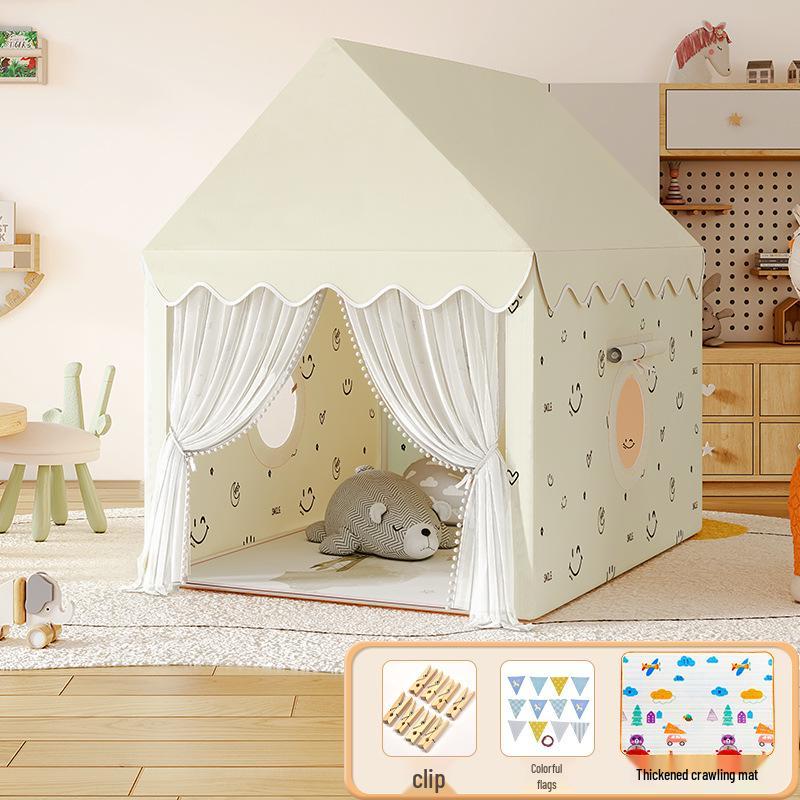Princess Castle Play Tent for Kids with Mosquito Net - Indoor Pretend Play & Sleep Space