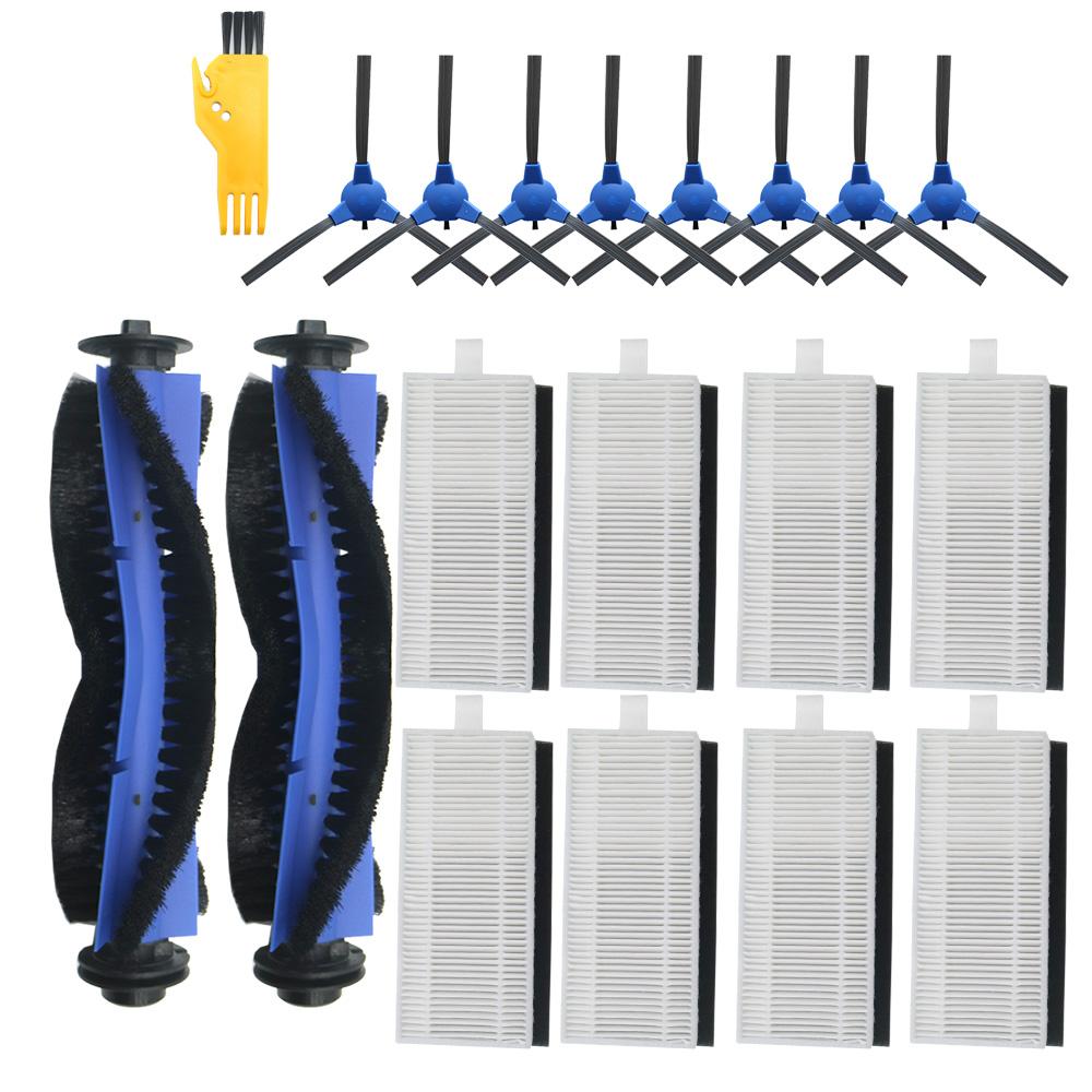 Запасной комплект для швабры с боковой щеткой для робота, совместимый с Eufy Robovac 11S 30 30C 15C 12, детали пылесоса