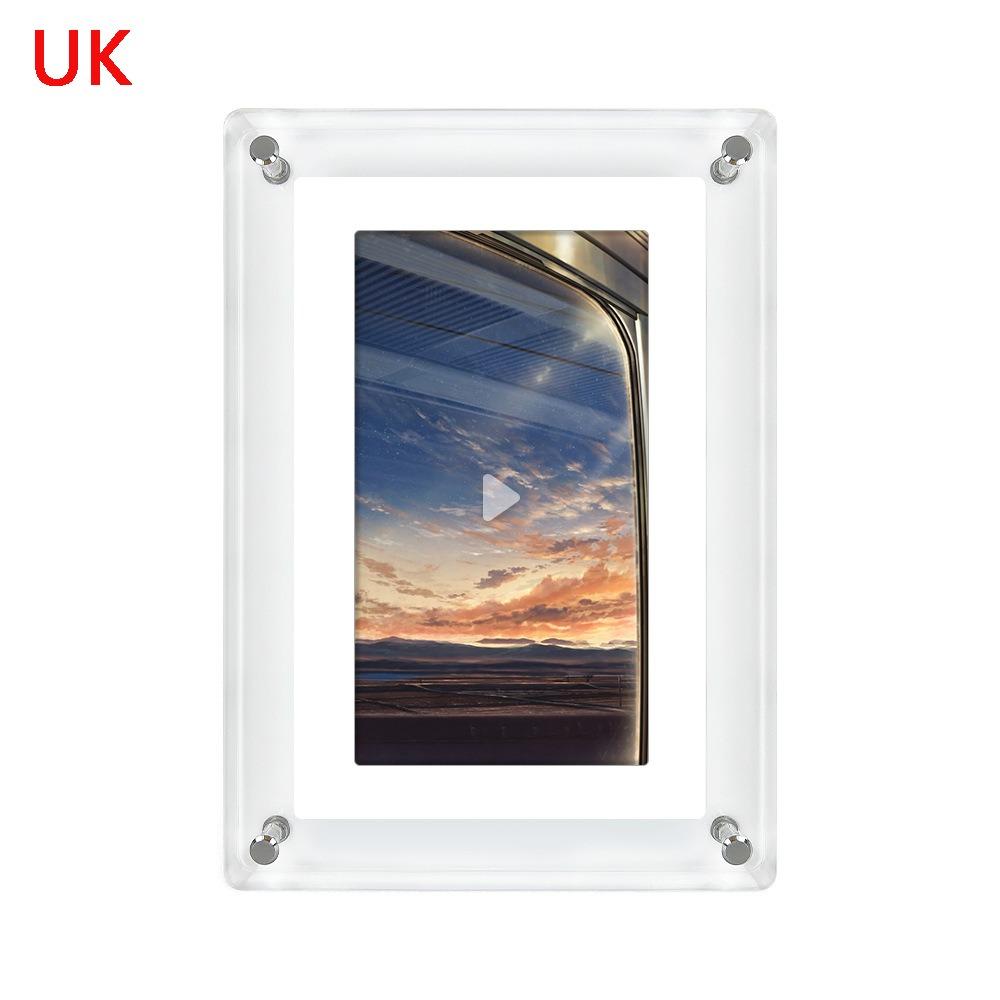 1200mAh Видеоплеер Акриловая Картина NFT Высококачественная Цифровая Фоторамка Настольный