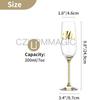 2pc 200ml Wedding Crystal Champagne Flutes Glasses Engraved Mr & Mrs Set for Bride and Groom Toasting Champagne Flutes Cup Gifts