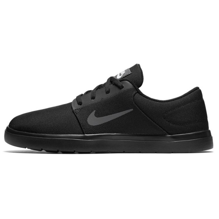 Nike Portmore Ultralight Canvas SB Black Dark Grey Unisex Sneakers White 844445-001