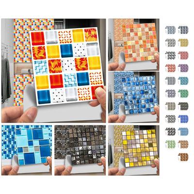 10 шт. 15x15 см DIY мозаика мраморные наклейки на стену имитация кирпича украшение для спальни водонепроницаемые самоклеящиеся плиточные обои декор для кухонного шкафа