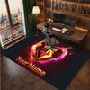Watford FC  Custom Crystal Velvet Rug, Personalized Name Text Print, Football Logo Soft Non‑Slip Floor Mat Home Decor Gift