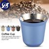 85 мл многоразовая кофейная кружка с двойными стенками из нержавеющей стали, чашка для чая, кофе, кружки для виски, молока, уличная чашка