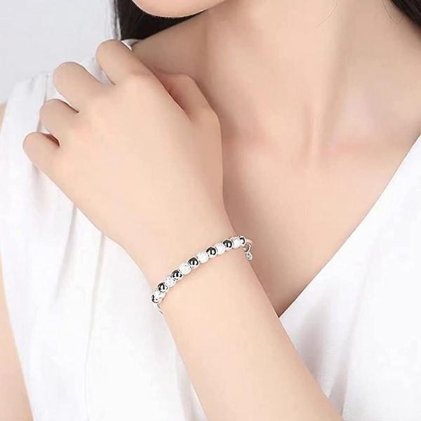 925 Sterling Silver Bracelet, Unique Design, Adjustable, for Women, Silver