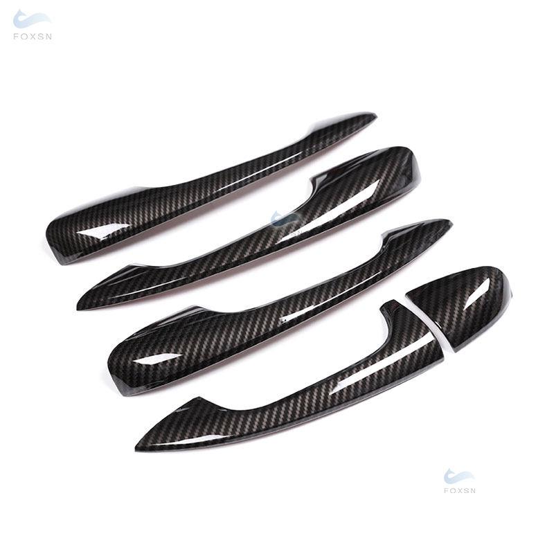 Для Mercedes Benz CE GLC Class W205 W213 X253 2017 2018 автомобильная карбоновая текстура внешняя дверная ручка/крышка дверной чаши