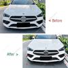 Car Front Bumper Lip For Mercedes Benz CLA Class C118 W118 X118 CLA180 200 220 250 CLA35 CLA45 AMG 2019-2023 Splitter Diffuser