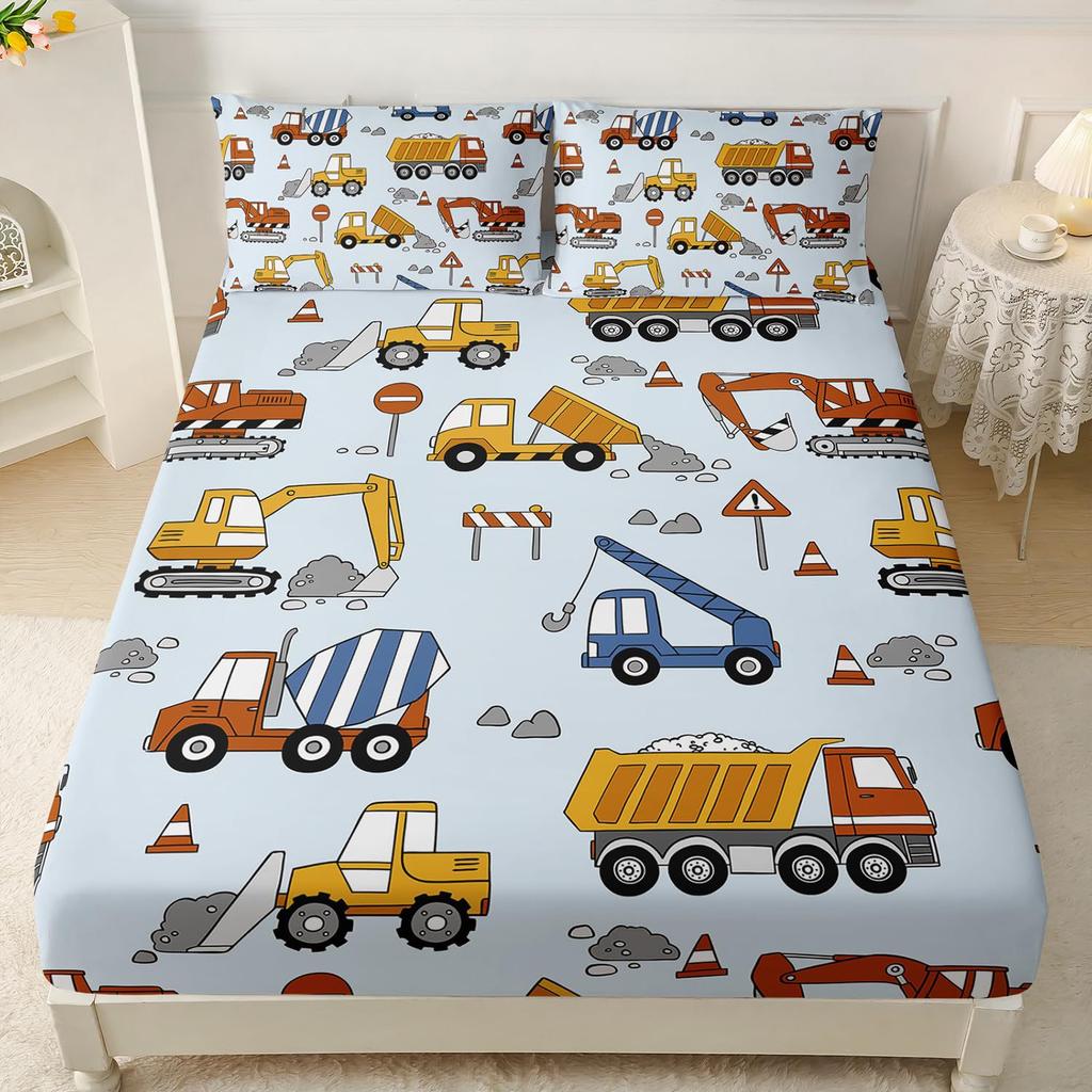 Beautiful Butterfly Pattern Mattress Three-Piece Digital Printing Home Bedding Set Adult Children