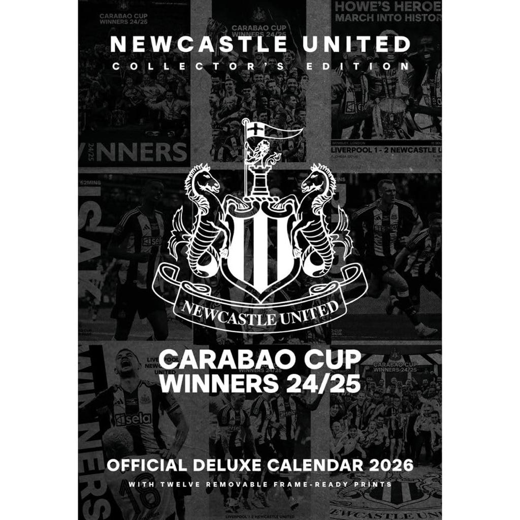 Newcastle United FC 2026 Crest Wall Calendar