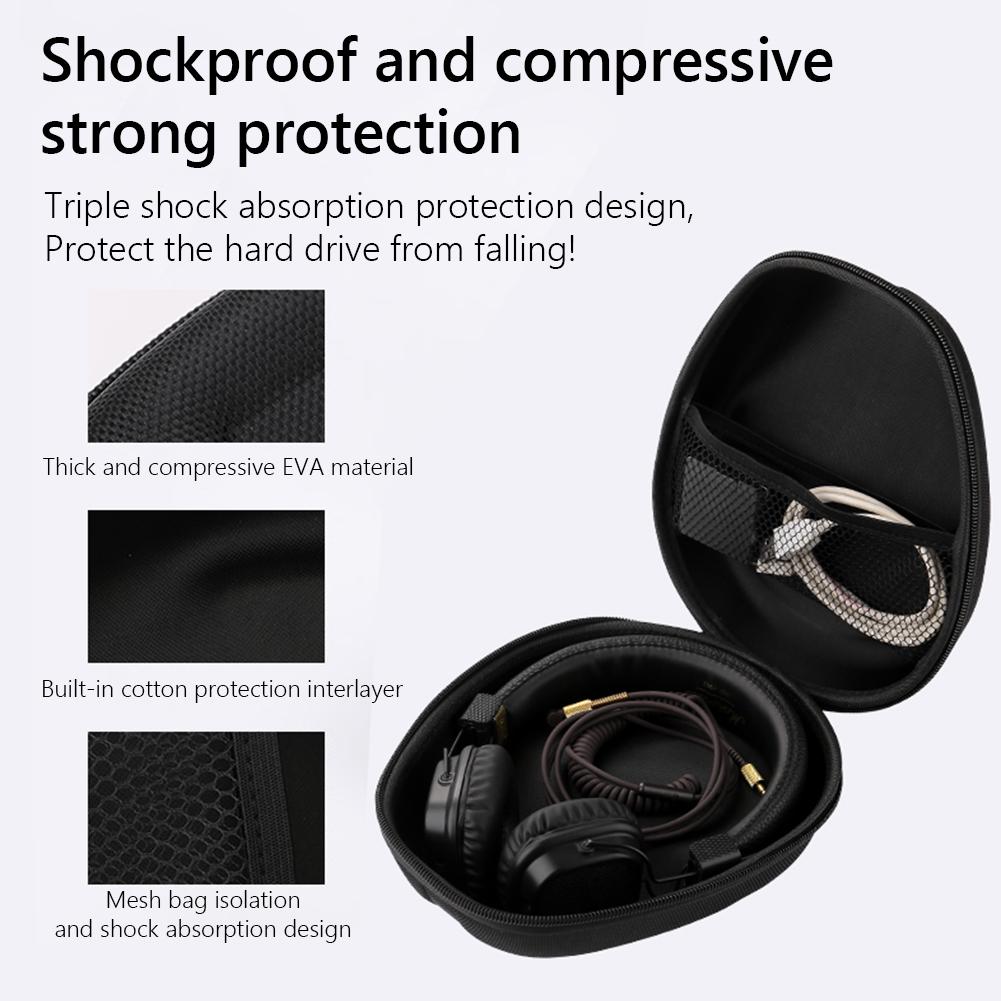 For SONY WH-1000XM4 WH-CH720N ATH-M50X Wireless Headphones Case Hard EVA Headset Storage Bag Bluetooth Headphone Carrying Case
