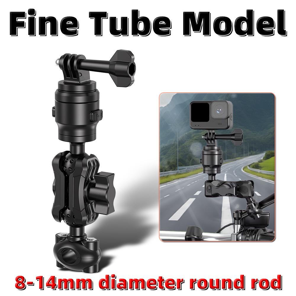 Motorcycle Bicycle Holder For GoPro 12 11 10 9 8 Handlebar Mirror Mount Bracket For ta360 X3 X4 DJI Action Camera Accessories