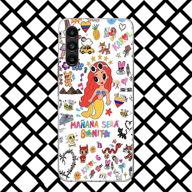 Karolg M-Manana Sera B-Bonito Phone Case for Samsung Galaxy A17 A37 A57 A16 A26 A36 A56 A15 A25 A35 A55 A14 A24 A34 A54 A13 A23