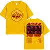 Ateez 2026 World Tour in Your Fantasy Tshirt Unisex Women Clothing Casual Cotton Oversized Summer Short Sleeves Tops Streetwear