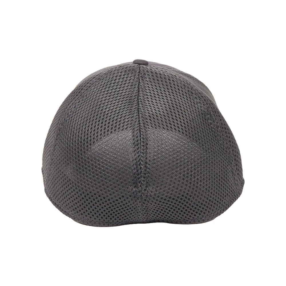 NEW ERA Mesh Cap for Men and Women NewEra NE1020 Plain Hat Baseball Cap Baseball Cap 39THIRTY Stretch Elastic 6 Panel Trucker Charcoal Gray [New Era]