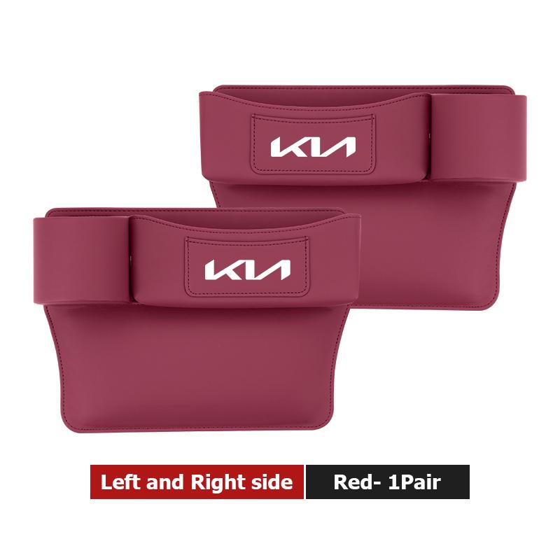 LQFH2 For KIA Car Door Side Seat Gap Storage Box Cup Holder Interior Accessories Rio K5 K2 Sportage Ceed Sorento Picanto Stinger Soul