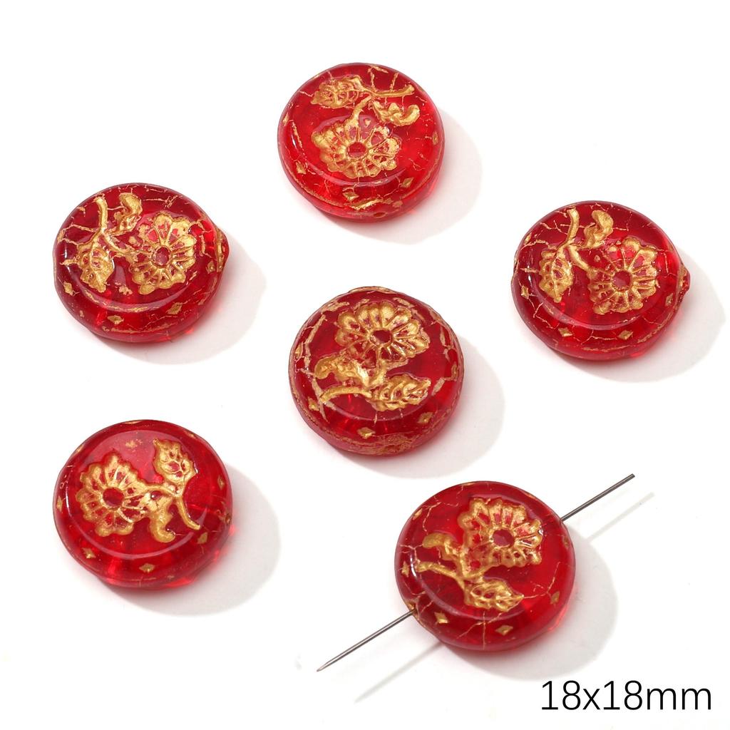 1-20 шт. Стеклянные чешские бусины Свободные бусины-разделители для изготовления ювелирных изделий DIY Браслет Ожерелье