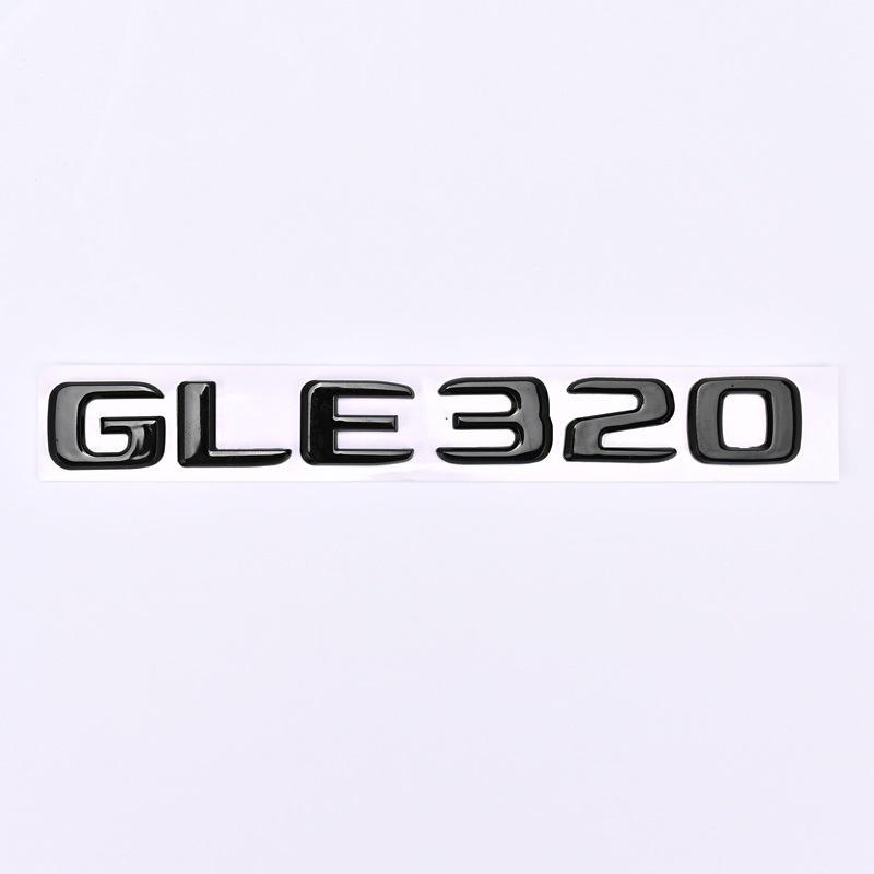 Совместимо с новыми Mercedes GLE320, GLE400, GLE450, GLE500 Наклейки с цифрами на задний значок