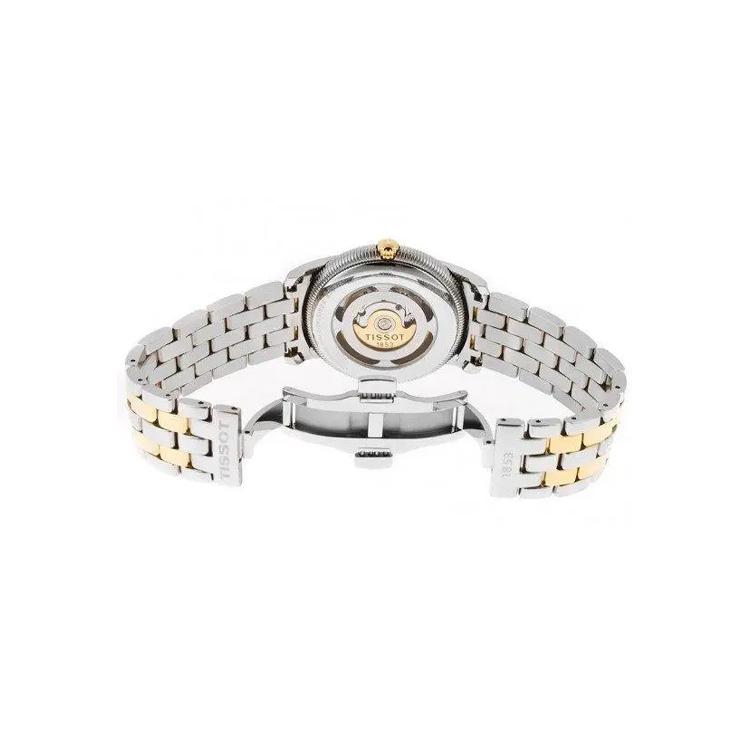 Tissot Коллекция Halo Автоматический Механический Механизм Модные Мужские Часы Часы 39.5мм Черный Циферблат T97.2.483.51