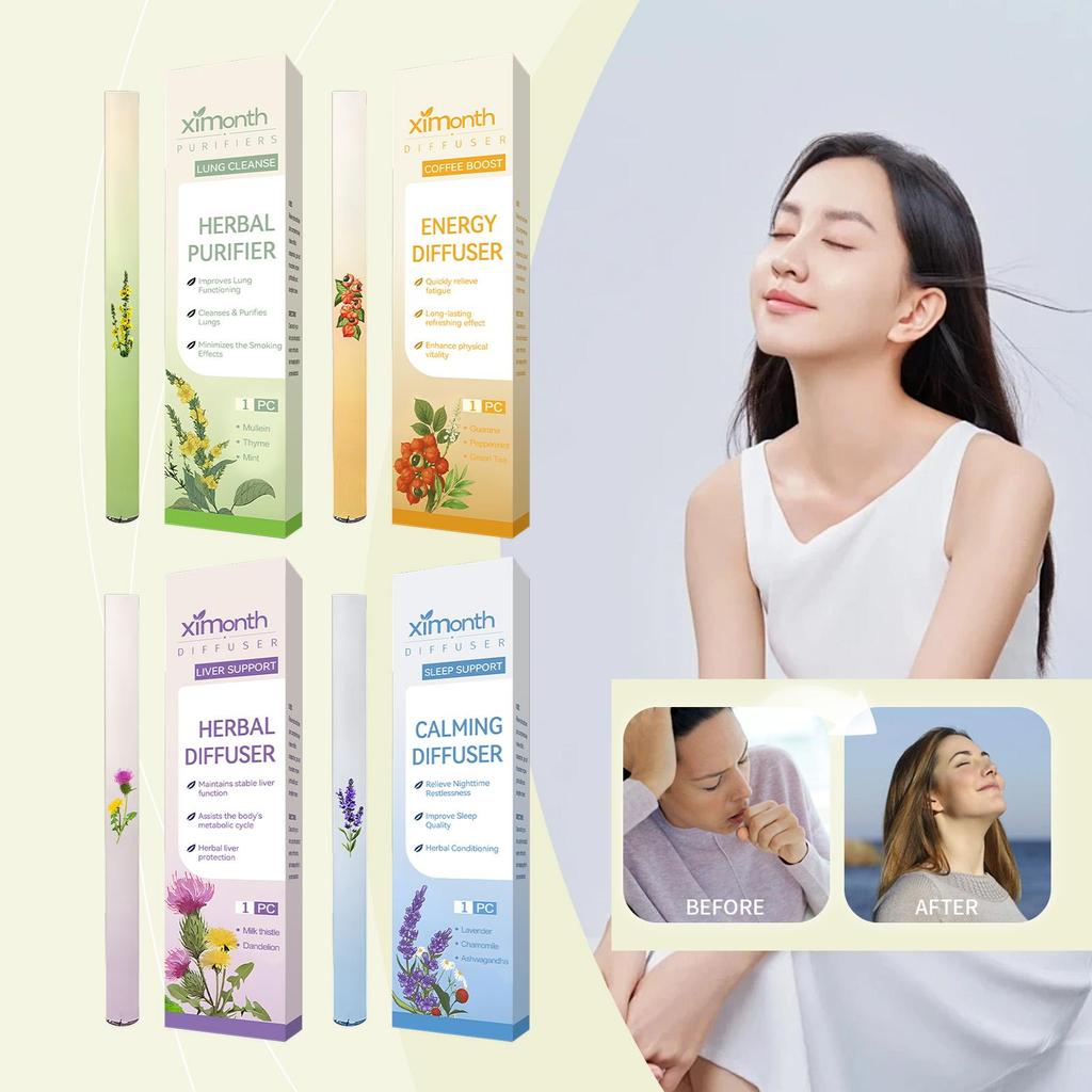4 Types of Aroma Herbal Sleep Stick Gentle Ingredients for Nourishing Nighttime Sleep Portable Stick