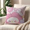 Kawaii SsanrioS Chibi cushion cover For Pillow Printing Sofa Decoration Home Car Room Coffee Shop Office Nordic Simplicity