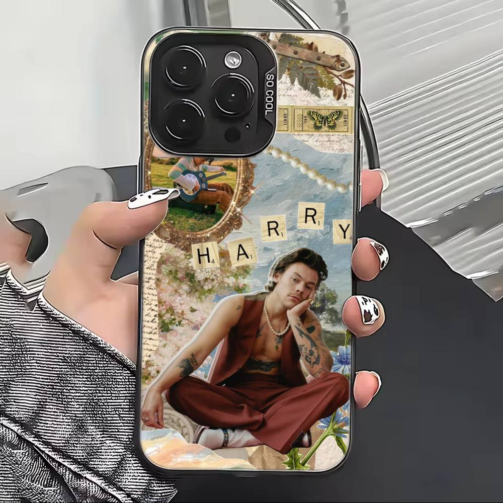 Чехол для телефона H-HaRRy Music S-Styles для iPhone 17,16,15,14,13,12,11 Plus,Pro Max,XS,Цветной Серебристый Черный Чехол