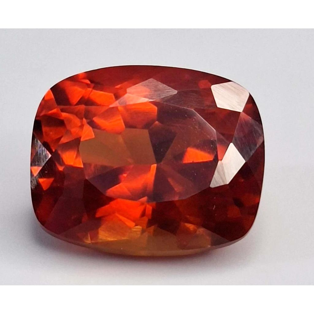 Stunning Padparadscha Sapphire 15-17 Ct Cushion Cut Certified Loose Gemstone