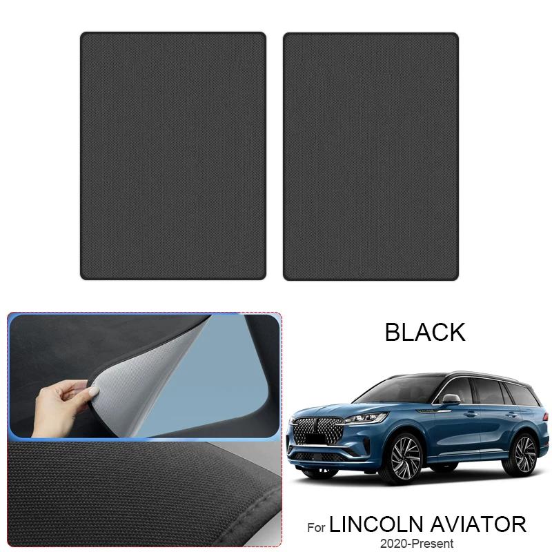 Car Suede Fabric Anti-uv Electrostatic Adsorption Sunroof Sunshade For LINCOLN AVIATOR 2020-2026 Auto Heat Insulation Skylight