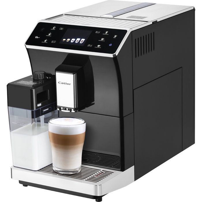 Machine à expresso automatique CATLER EA 950 - Café en grains - Broyeur inox réglable - Auto-cappuccino - Inox