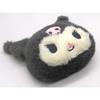 Чехол для пропуска Face Pass с держателем для катушки Commuter Plush Kuromi Set (Пропускной футляр, кольцо)