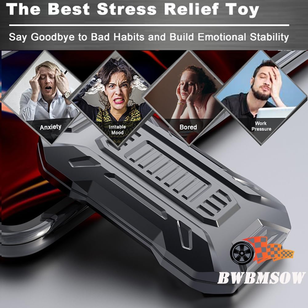 Металлический слайдер Fidget, магнитная кирпичная игрушка Fidget, игрушки для взрослых EDC Fidget, игрушки для снятия стресса при СДВГ, тревожности, идеальные подарки для папы и друзей