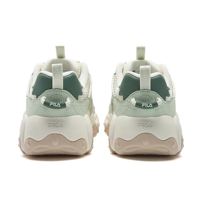 Fila FLUID 6 Амортизация Устойчивость к истиранию Покрытие Легкие Низкие Массивные кроссовки Женские Пресноводный зеленый F12W612137FDA