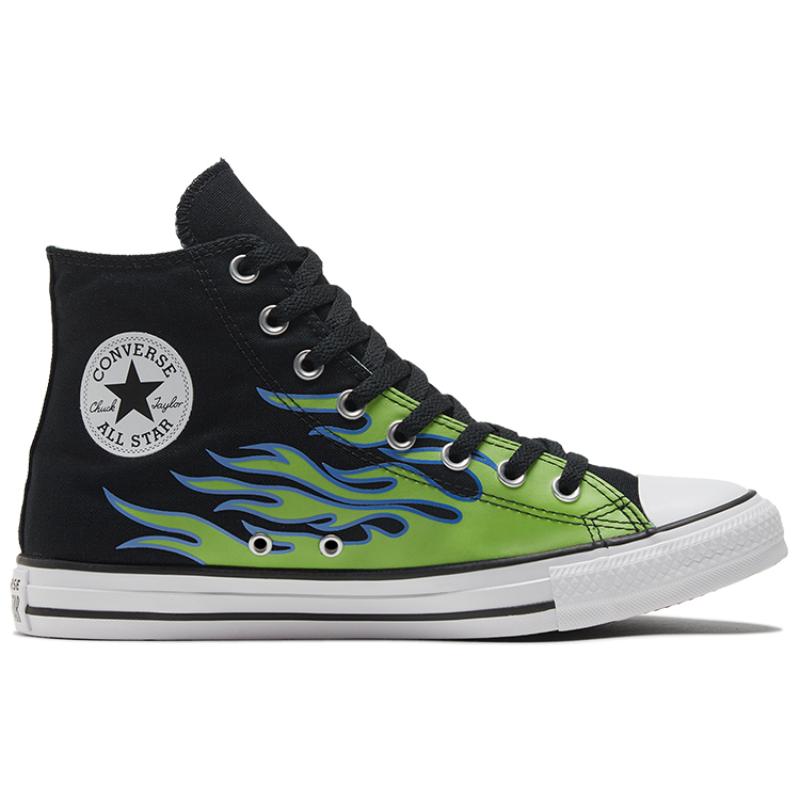 Converse Chuck Taylor All Star Удобные и универсальные высокие парусиновые унисекс черные, синие и зеленые