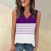 Tank Top Women Casual Printed Soft Summer V Neck Sleeveless Tops