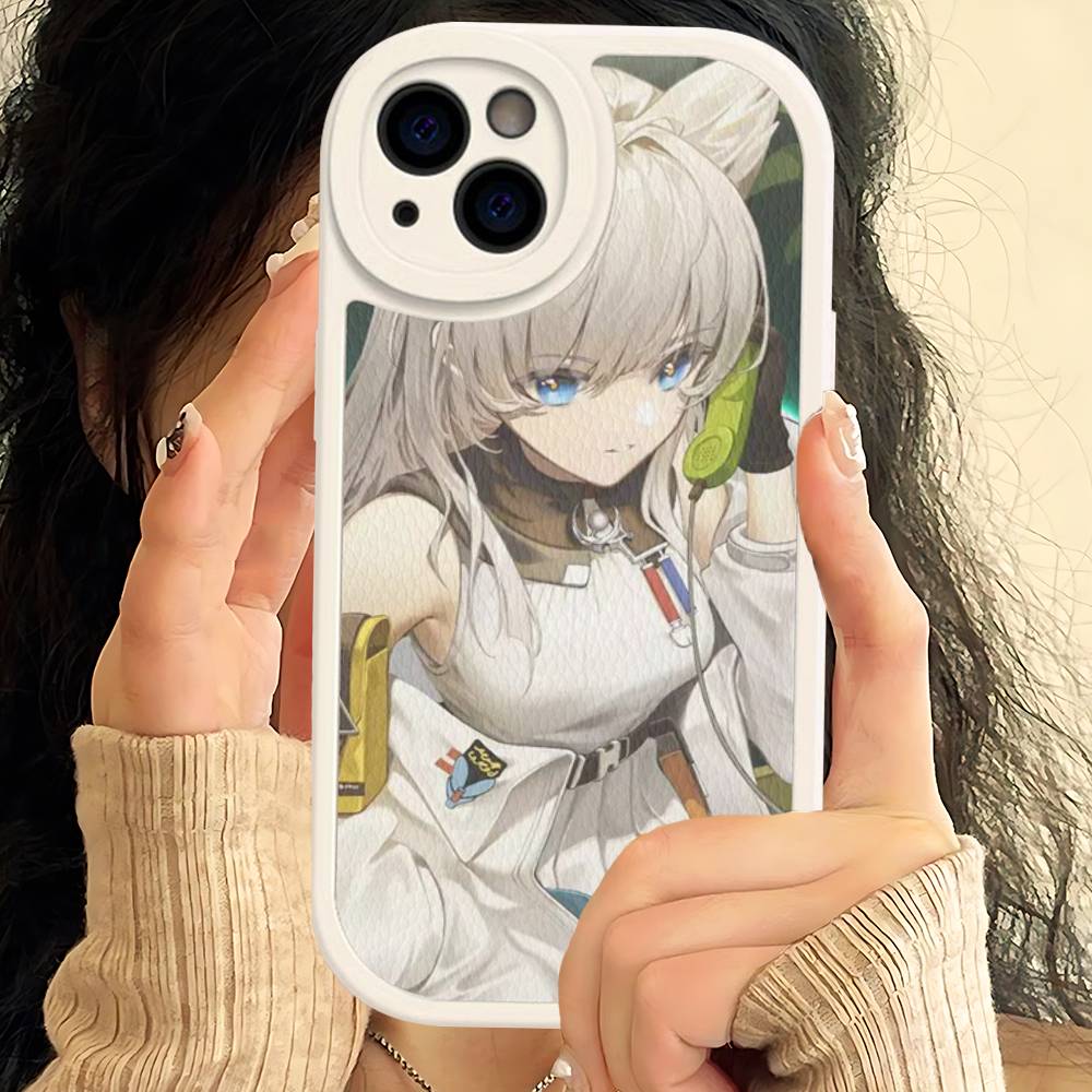 Популярная игра A-Arknights E-Endfield Чехол для телефона For IPhone 16 15 14 13 12 11 Pro Max Plus Мягкий кожаный чехол