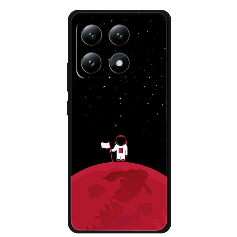 Для Xiaomi 15T 5G Чехол Цветы Мягкий Силикон ТПУ Задняя Крышка Для Xiaomi 15T Pro 5G Capa Boho Цветная Защита от Царапин