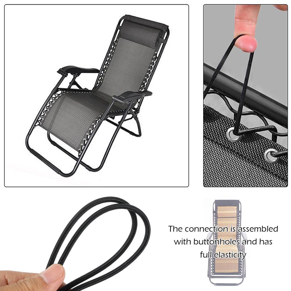 Universal Zero Gravity Chair Repair Cord Kit, Replacement Elastic Cords Repair Tool Kit for Repairing Zero Gravity Chair, Reclin